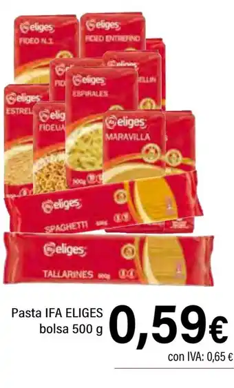 Cash Ifa IFA ELIGES Pasta oferta