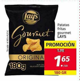 Maskom Supermercados Patatas Fritas Gourmet Lays oferta