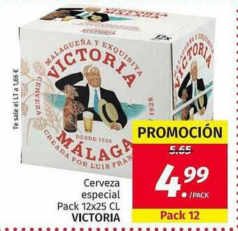 Maskom Supermercados Cerveza Especial Victoria oferta