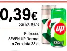 Cash Ifa SEVEN UP Refresco Normal o Zero oferta