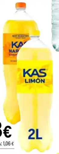 Cash Ifa KAS Refresco naranja o limón oferta