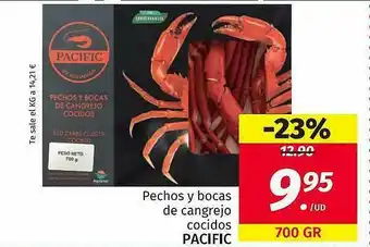 Maskom Supermercados Pechos Y Bocas Y Cangrejo Cocidos Pacific oferta