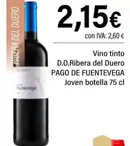 Cash Ifa PAGO DE FUENTEVEGA Vino tinto D.O.Ribera del Duero Joven oferta