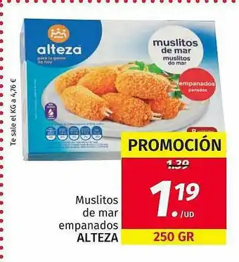 Maskom Supermercados Muslitos De Mar Empanados Alteza oferta