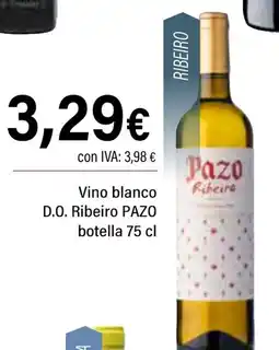 Cash Ifa PAZO Vino blanco D.O. Ribeiro oferta