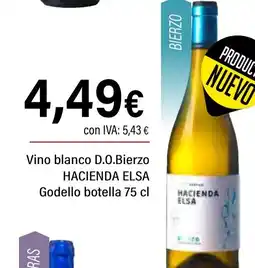 Cash Ifa HACIENDA ELSA Vino blanco D.O.Bierzo Godello oferta