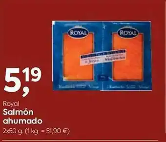 Suma Supermercados Royal Salmón Ahumado oferta