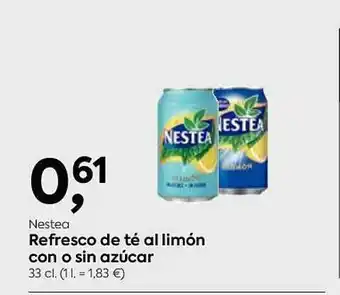 Suma Supermercados Nestea Refresco De Té Al Limón Con O Sin Azúcar* oferta