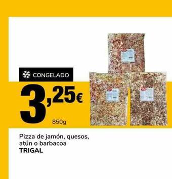 Supeco Pizza De Jamón Quesos Atún O Barbacoa Trigal oferta