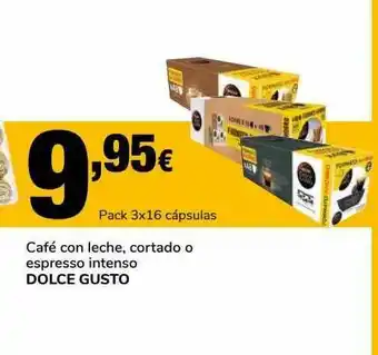 Supeco Café Con Leche Cortado O Espresso Intenso Dolce Gusto oferta