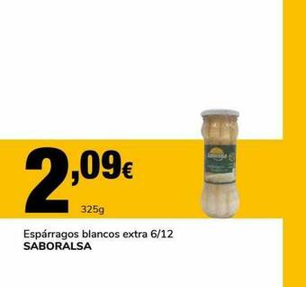 Supeco Espárragos Blancos Extra 6 12 Saboralsa oferta