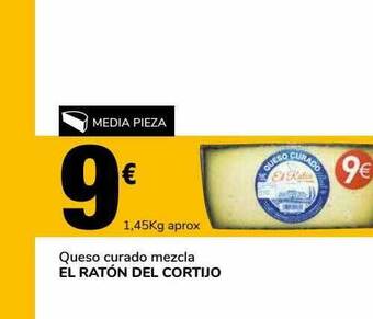 Supeco Queso Curado Mezcla El Ratón Del Cortijo oferta