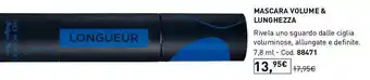 Yves Rocher Mascara Volume & Lunghezza oferta