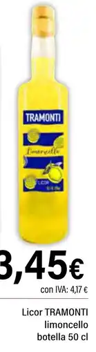 Cash Ifa TRAMONTI Licor limoncello oferta