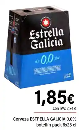 Cash Ifa ESTRELLA GALICIA Cerveza 0,0% botellín oferta