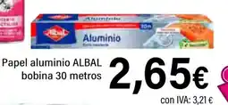 Cash Ifa ALBAL Papel aluminio bobina 30 metros oferta