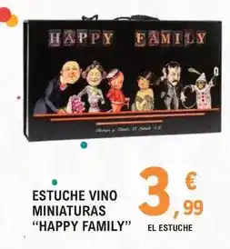E.Leclerc Family - estuche vino miniaturas happy oferta