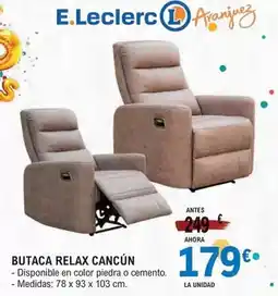 E.Leclerc Relax - butaca cancun oferta