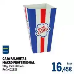 Makro Makro - caja palomitas professional oferta