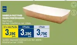 Makro Makro - bandeja fast food oferta