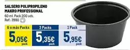 Makro Makro - salsero polipropileno oferta