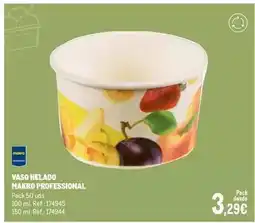 Makro Makro - vaso helado oferta