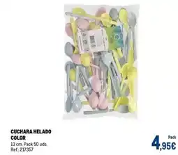 Makro Cuchara helado color oferta