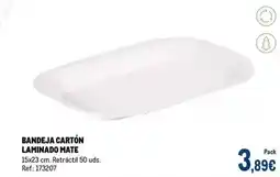 Makro Bandeja cartón laminado mate oferta