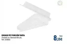 Makro Envase pet porcion tarta oferta