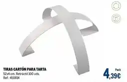 Makro Tiras carton para tarta oferta
