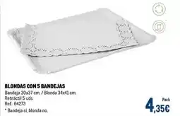 Makro Blondas con 5 bandejas oferta