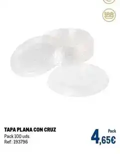 Makro Cruz - tapa plana con oferta
