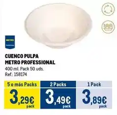 Makro Metro professional - cuenco pulpa oferta