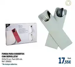 Makro Funda para cubiertos con servilletta oferta