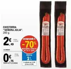 E.Leclerc Señora julia - chistorra oferta