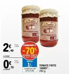 E.Leclerc Anko - tomate frito oferta