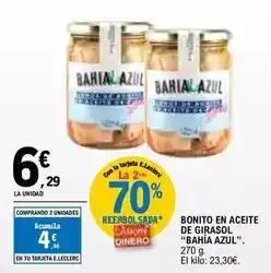 E.Leclerc Bonito en aceite de girasol oferta