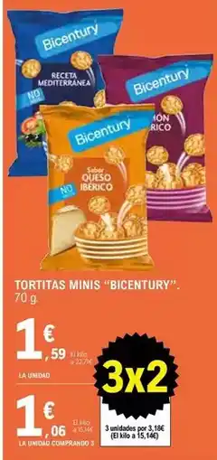 E.Leclerc Bicentury - tortitas minis oferta