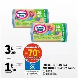 E.Leclerc Handy bag - bolsas de basura antigoteo oferta