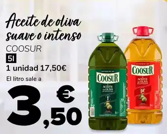 Supeco Coosur - aceite de oliva suave o intenso oferta