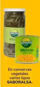 Supeco Saboralsa - en conservas vegetales varios tipos oferta