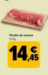 Supeco Picana de vacuno oferta