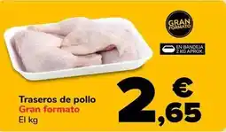 Supeco Traseros de pollo/ gran formato oferta