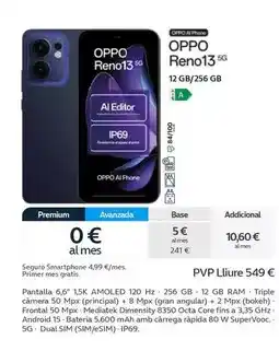 Movistar Oppo - reno13 5g oferta