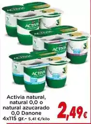 Proxi Danone - activia natural, natural, o natural azucarado oferta
