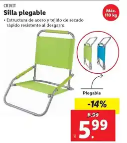 Ocine Crivit - silla plegable oferta
