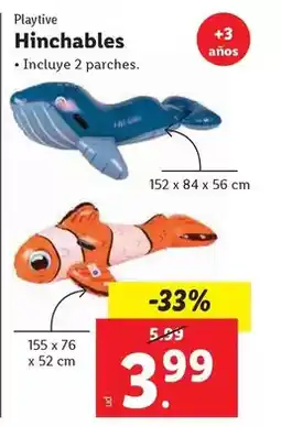 Ocine Playtive - hinchables oferta