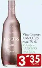 Supermercados Bip Bip Lancers - vino import oferta