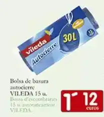Supermercados Bip Bip Vileda - bolsa de basura autocierre oferta