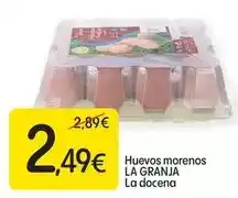 Dialprix La granja - huevos morenos la docena oferta